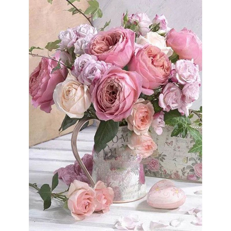 Flower & Woman Paint By Numbers Kit